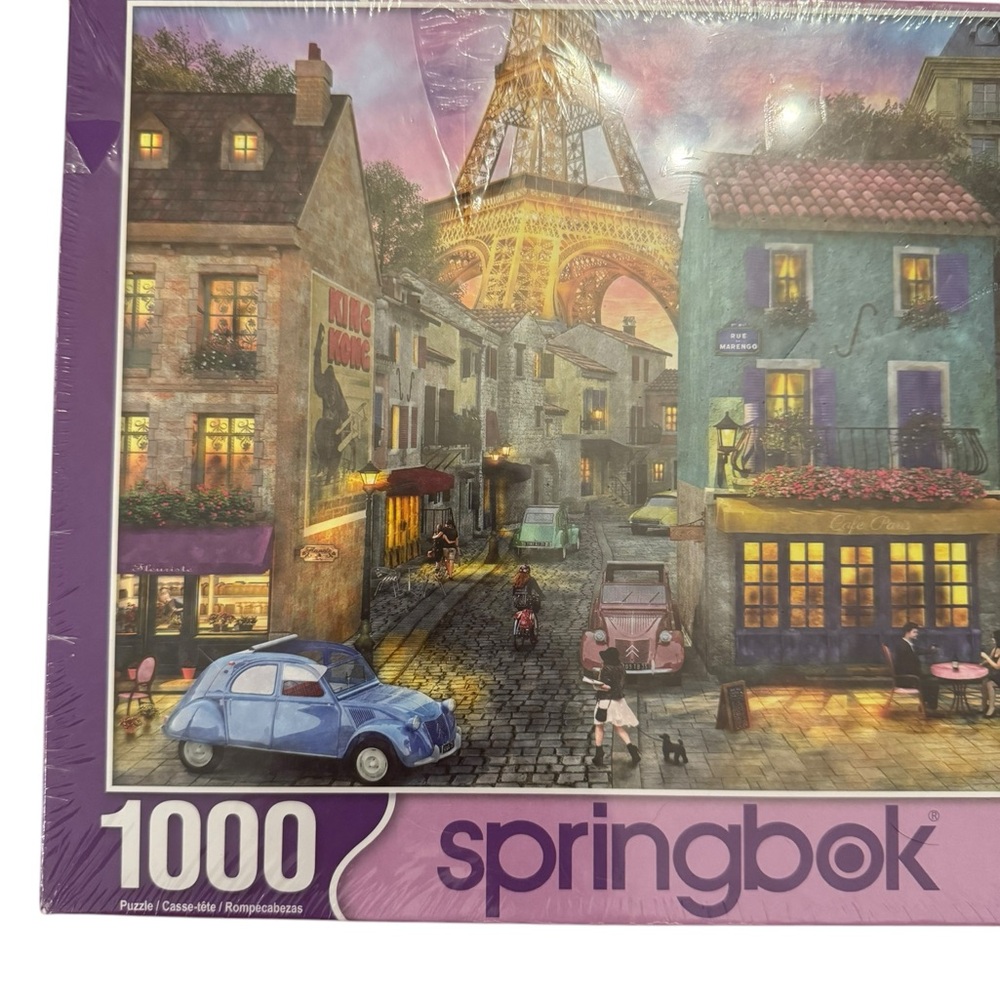 Springbok 1000 Piece Puzzle - Paris Street Scene - Picture 3 of 7
